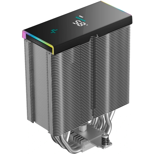 Кулер для процессора DEEPCOOL AK500S DIGITAL SE LGA20XX/1700/1200/115X/AM5/AM4 (12шт/кор, TDP 240W, PWM, Fan 120мм, 5 тепл. трубок, Copper Base, черный) RET (R-AK500S-BKADMN-GJD)