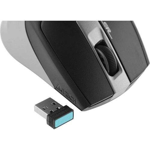 Мышь беспроводная A4Tech Fstyler FG35 серый/черный, 2000 dpi, радиоканал, USB, кнопки - 6