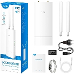 Повторитель беспроводного сигнала Cudy AP1300 Outdoor AC1200 Wi-Fi белый