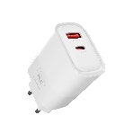 Сетевое зарядное устройство MORE CHOICE NC81 СЗУ 1USB+1Type-C 3.0A PD 20W+ QC3.0, белый