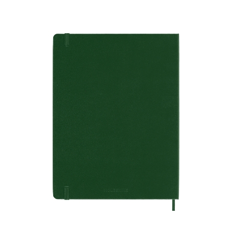 Блокнот MOLESKINE Classic, 192стр, в клеточку, твердая обложка, зеленый qp091k15