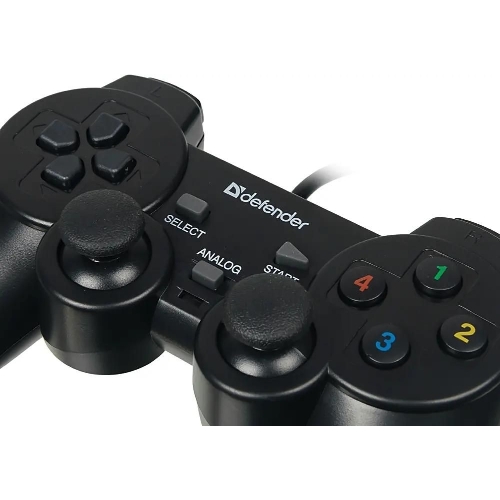 Геймпад Defender Omega USB, Проводной геймпад, 12 кнопок, 2 стика