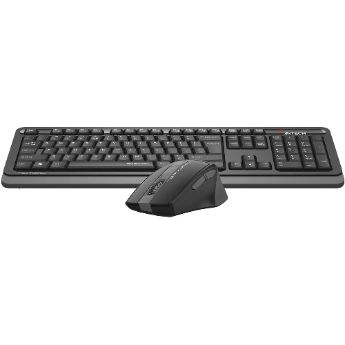 Комплект клавиатура+мышь A4Tech FStyler FGS1035Q беспроводной, USB, 2000 DPI, чёрный/серый
