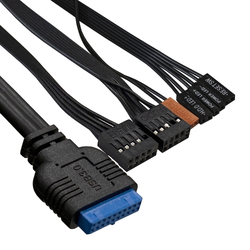 Компьютерный корпус Minitower ExeGate BAA-109U2-UNS350 (mATX, БП UNS350 с вент. 12см, 2*USB+2*USB 3.0, аудио, черный)
