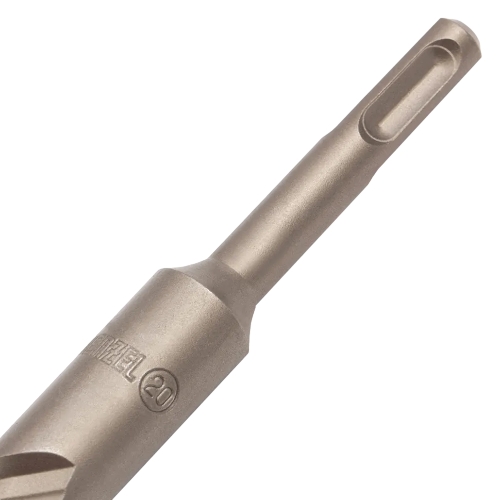 Бур по бетону Denzel двойная спираль, Cobalt W-tip, 20x600 мм, SDS PLUS