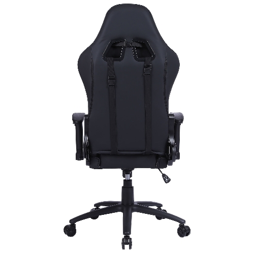 Кресло Cactus CS-CHR-030BL черный, экокожа, подголовник
