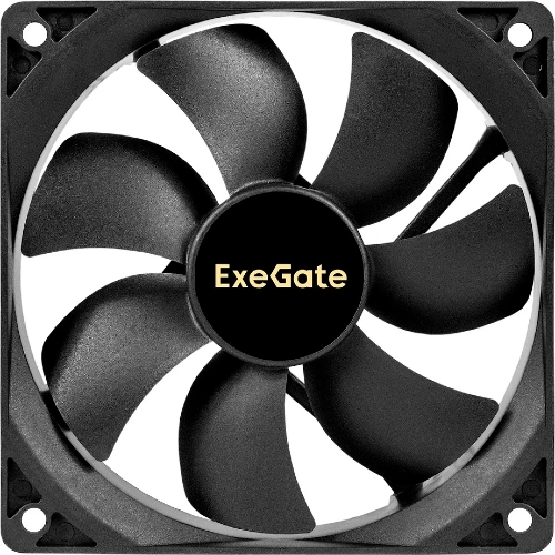 Вентилятор для корпуса ExeGate ExtraSilent ES12025S3P черный, 120 мм, 1300 об/мин, 22 дБ, 3 pin