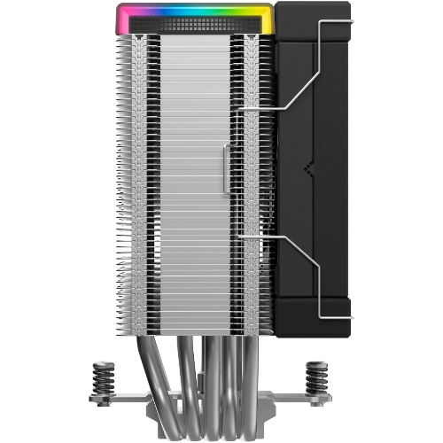 Кулер для процессора DEEPCOOL AK500S DIGITAL SE LGA20XX/1700/1200/115X/AM5/AM4 (12шт/кор, TDP 240W, PWM, Fan 120мм, 5 тепл. трубок, Copper Base, черный) RET (R-AK500S-BKADMN-GJD)