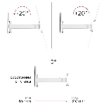 Кронштейн Holder LCD-5520-W белый 