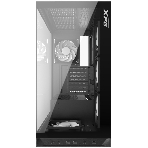 Компьютерный корпус XPG INVADER X BLACK (INVADERXMT-BKCWW) Mid-Tower Gaming ATX PC Case with Panoramic View, Tempered Glass Panels, and RGb Lighting Black