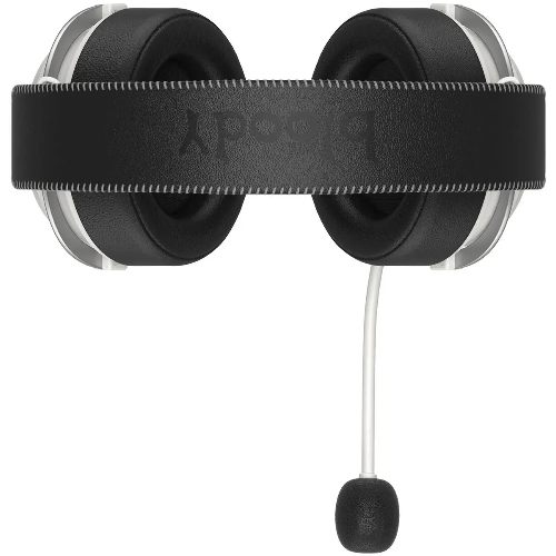 Гарнитура Bloody MR590 Sports Red белый/чёрный, беспроводная + проводная, Bluetooth, до 35 ч