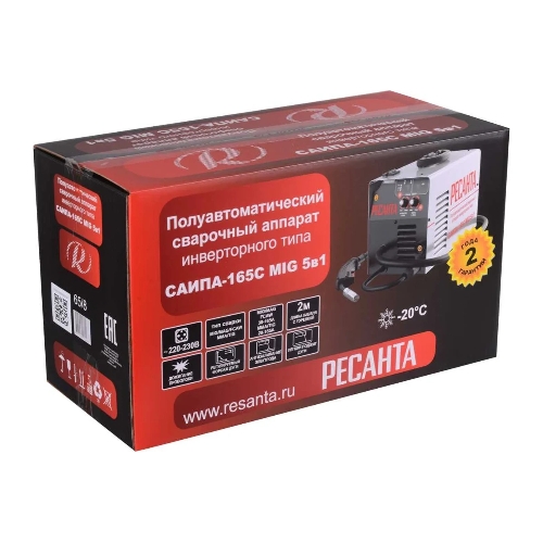 Сварочный аппарат Ресанта САИПА-165 инвертор MIG-MAG