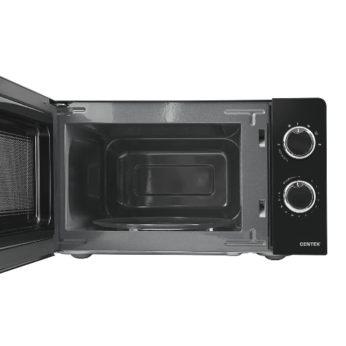 Микроволновая печь Centek CT-1575 черный, 20 л, 700 Вт, переключатели - поворотный механизм