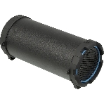 Колонка портативная Hyundai H-PAC220 черный/голубой 10W 1.0 BT/3.5Jack/USB