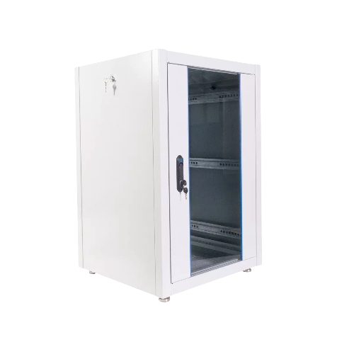 Шкаф телекоммуникационный напольный ЭКОНОМ 18U (600 × 800) дверь стекло, дверь металл