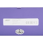 Комплект клавиатура + мышь Acer OCC205 беспроводной USB, 1200 dpi, фиолетовый