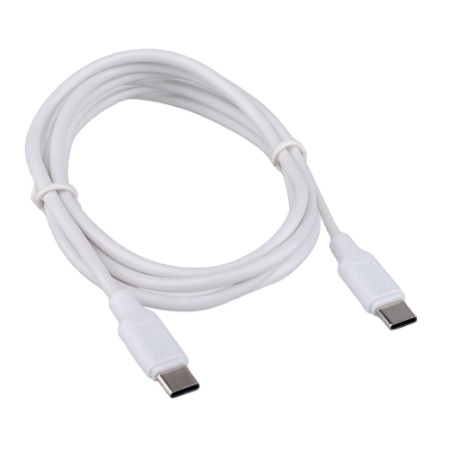 Кабель USB2.0 Cablexpert CC-USB2-CMCM-60-1.8M-W, Type-C/Type-C, 3A, 60Вт, PD/QC3.0, медь, 1.8м, белый, пакет
