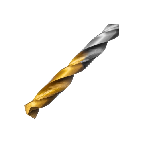 Сверло спиральное по металлу Denzel 5,5 x 93мм, Р6М5, Golden Tip