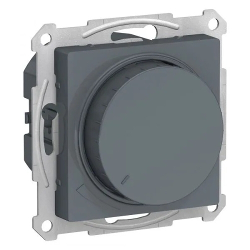 Светорегулятор (диммер) SE AtlasDesign Грифель, повор-нажим, LED, RC, 400 Вт, мех.