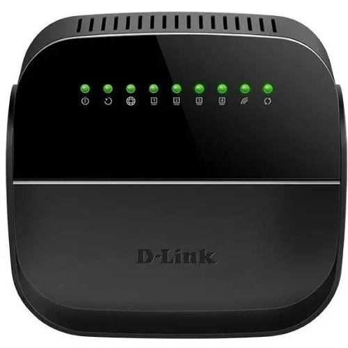 Роутер беспроводной D-Link DSL-2640U/R1A ADSL2+ черный (Annex A)