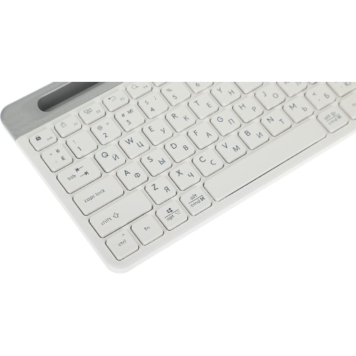 Клавиатура беспроводная A4Tech Fstyler FBK25, USB, Bluetooth/Радиоканал, белый/серый