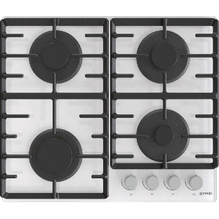 Газовая варочная панель Gorenje GT642AXW, 4 конфорки, закаленное стекло, белый