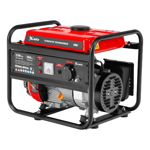 Генератор бензиновый MTX RS-1500, 1,1 кВт, 230В, ручной стартер