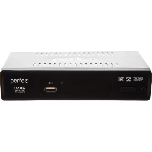 Приставка Perfeo (PF-A4412) LEADER DVB-T2/C для цифр.TV, Wi-Fi, IPTV, HDMI, 2 USB, DolbyDigital, пульт ДУ
