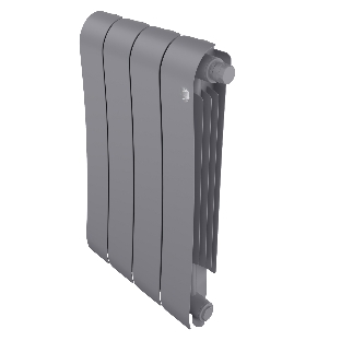 Радиатор Royal Thermo Infinity 500 Silver Satin VR80 - 4 секц.