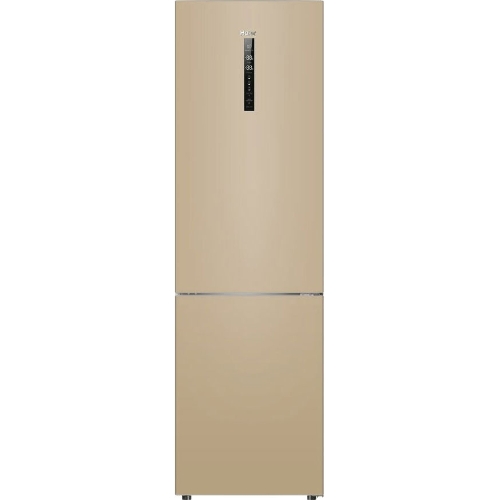 Холодильник Haier C2F637CGGU1 золотистый, двухкамерный, 278/108л, морозилка снизу, No Frost