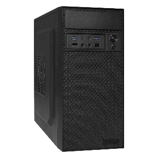 Компьютерный корпус Minitower ExeGate BAA-109U2-UNS350 (mATX, БП UNS350 с вент. 12см, 2*USB+2*USB 3.0, аудио, черный)