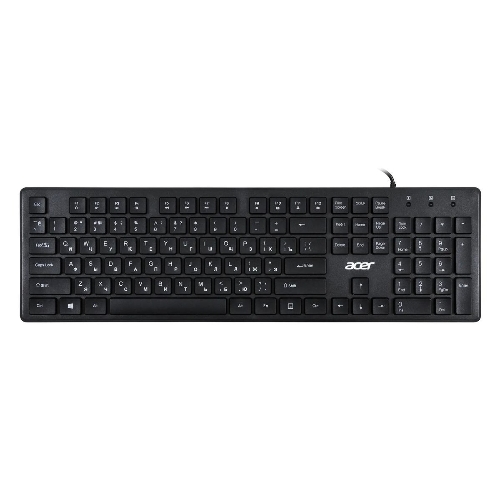 Клавиатура проводная Acer OKW020, USB, черный