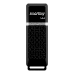 Флешка USB Smartbuy Quartz black (SB64GbQZ-K), 64Gb, USB 2.0, R/W 25/15, черный