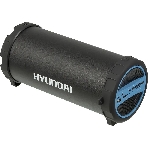 Колонка портативная Hyundai H-PAC220 черный/голубой 10W 1.0 BT/3.5Jack/USB