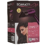 Фен Scarlett SC-HD70T24 фиолетовый/черный, 850 Вт, компактный