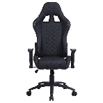 Кресло Cactus CS-CHR-030BL черный, экокожа, подголовник