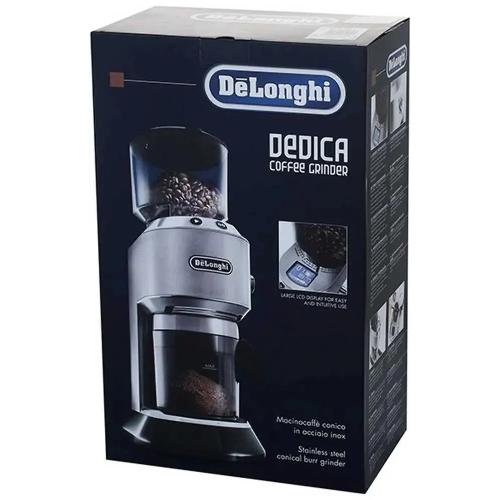 Кофемолка DeLonghi KG521.M 150 Вт, 350 гр, черный