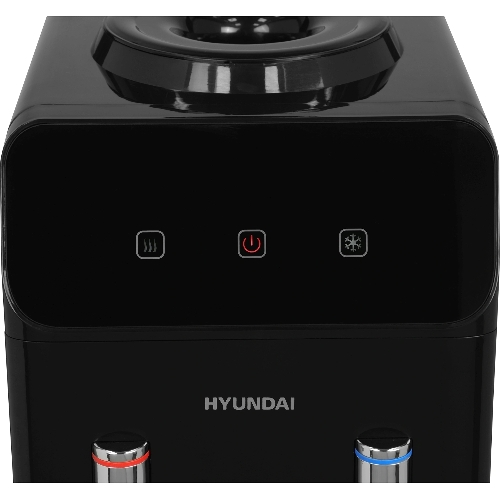 Кулер для воды Hyundai H-WD4240E, верхняя загрузка, нагрев 95 °С, охлаждение 10 °С, черный