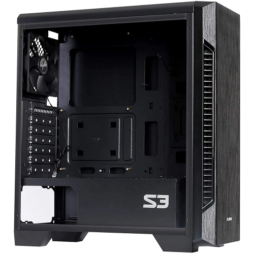 Компьютерный корпус MidiTower Zalman S3 TEMPERED GLASS WINDOW black