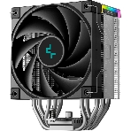 Кулер для процессора DEEPCOOL AK500S DIGITAL SE LGA20XX/1700/1200/115X/AM5/AM4 (12шт/кор, TDP 240W, PWM, Fan 120мм, 5 тепл. трубок, Copper Base, черный) RET (R-AK500S-BKADMN-GJD)