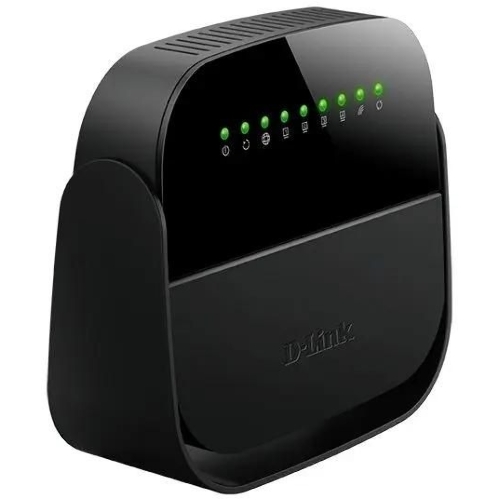 Роутер беспроводной D-Link DSL-2640U/R1A ADSL2+ черный (Annex A)