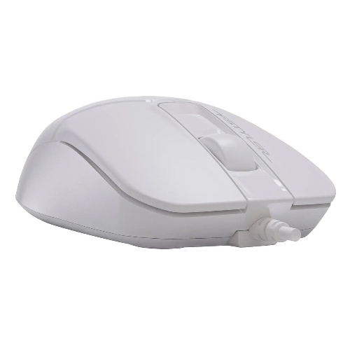 Мышь проводная A4Tech Fstyler FM12 белый, 1200 dpi, USB, кнопки - 3