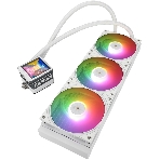 Водяное охлаждение для процессора Water Cooling System Thermalright Frozen Warframe 360 Ultra White Argb (360мм, White, ARGb/Fans: 3x120мм, 70.84CFM, 29.8dBA, 2000RPM/Pump height 60мм, 23dBA, 3000RPM, Rad thickness 27mm/S: 1200, 1700, 1851, 2011, 2066, 115X, AM5, AM4)