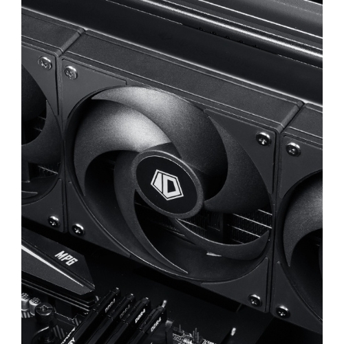 Вентилятор для корпуса ID-Cooling AS-140-K черный, 140 мм, 1800 об/мин, 24.9 дБ, 4 pin