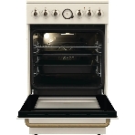 Плита электрическая Gorenje GECS5B70CLI бежевый, конфорок 4 электрических, духовка 70 л, 50 см x 85 см x 59.4 см