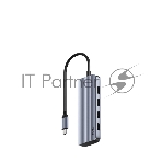 USB-концентратор Cudy UH500, USB Type-C, HDMI + USB-A + USB Type-C port for PD Charging, адаптер/ USB Type-C