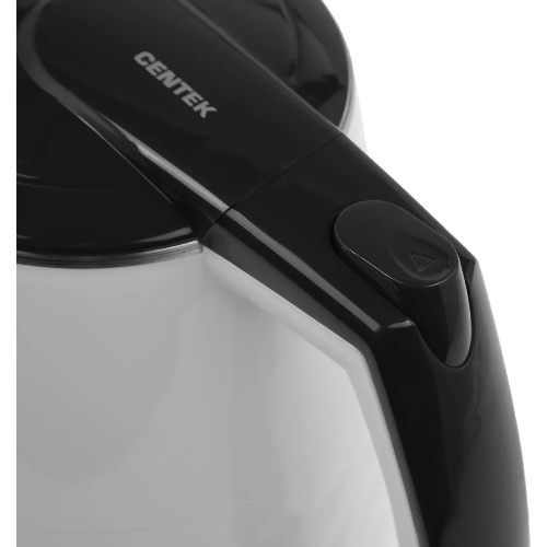 Чайник электрический Centek CT-0025 белый, металл 1.8 л, 2000 Вт, двойные стенки, кнопка вк л, на ручке