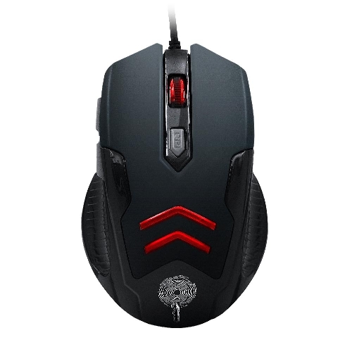 Мышь проводная Qumo Crypt M57 черный, 3200 dpi, USB, кнопки - 6