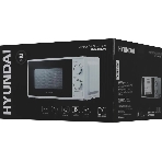 Микроволновая печь Hyundai HYM-M2097 белый, 20 л, 700 Вт, переключатели - поворотный механизм