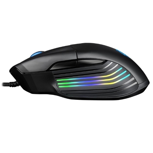 Мышь проводная Jet.A Panteon PS120 черный, 6200 dpi, USB, кнопки - 8